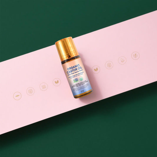 Organic Castor Oil Roller — 50ml Moisturizing Body Care Oil