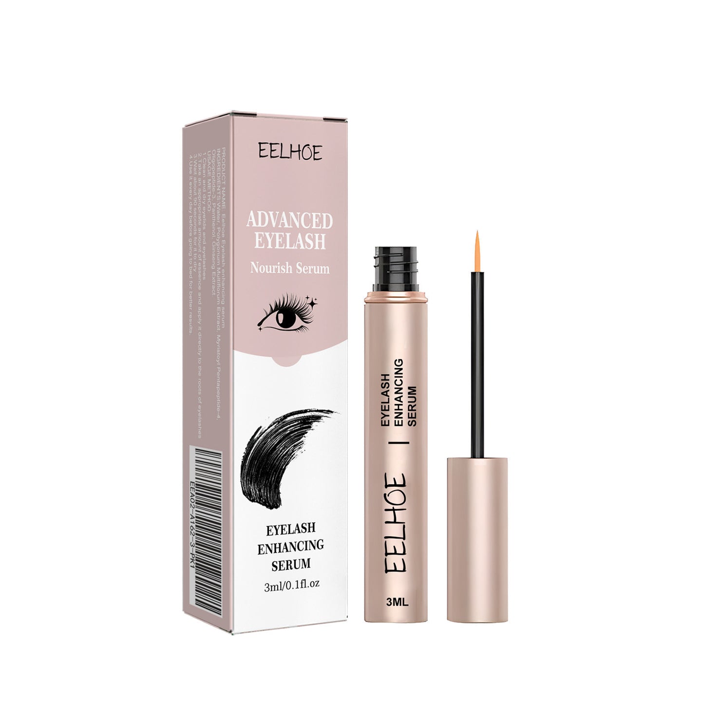 Natural Curly Lengthening Black Mascara — Volumizing & Nourishing
