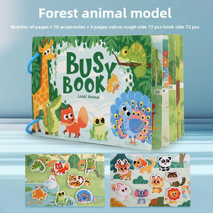 Children's Educational Reusable Sticker Book – 10 Theme Options