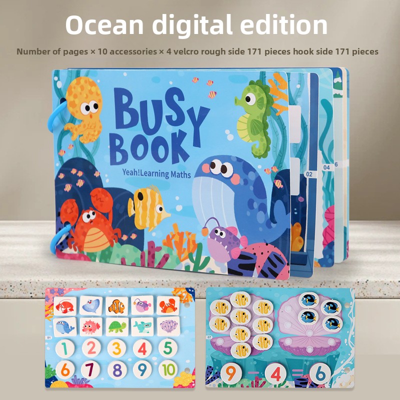 Children's Educational Reusable Sticker Book – 10 Theme Options