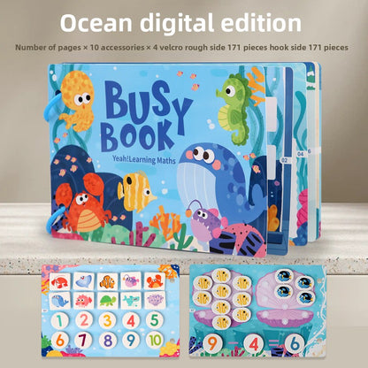 Children's Educational Reusable Sticker Book – 10 Theme Options