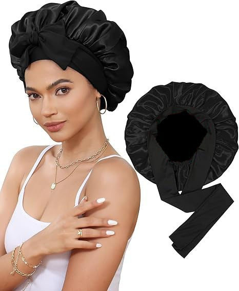 Women's Double Layer Stretch Nightcap