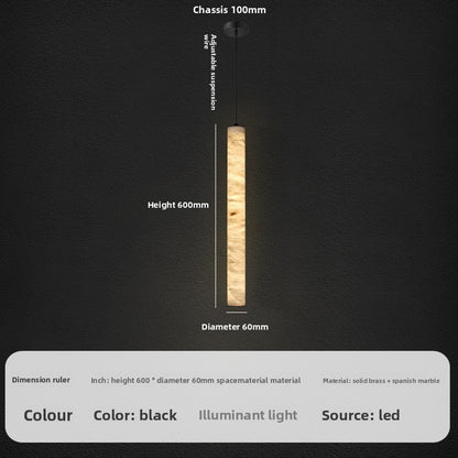Marble & Copper Nordic Chandelier – Luxury Ceiling Light, 4 Sizes