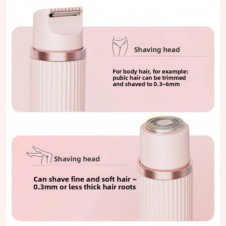 Dual-Head Electric Hair Shaver for Women