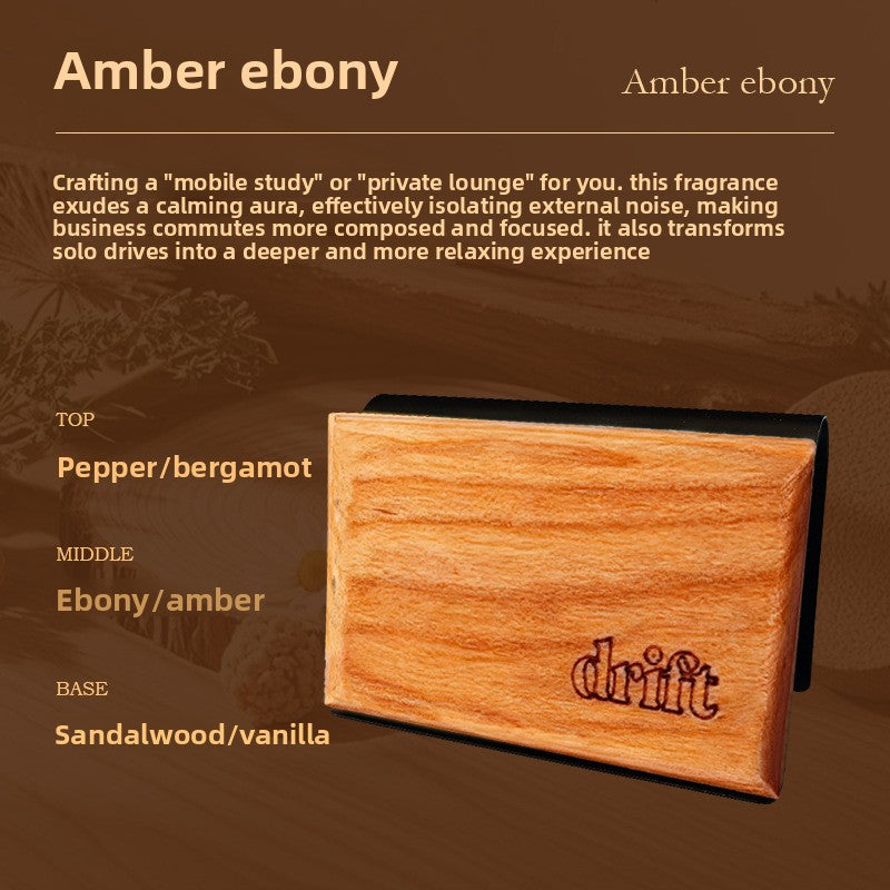Car Sun Visor Air Freshener Clip — Premium Wood Diffuser