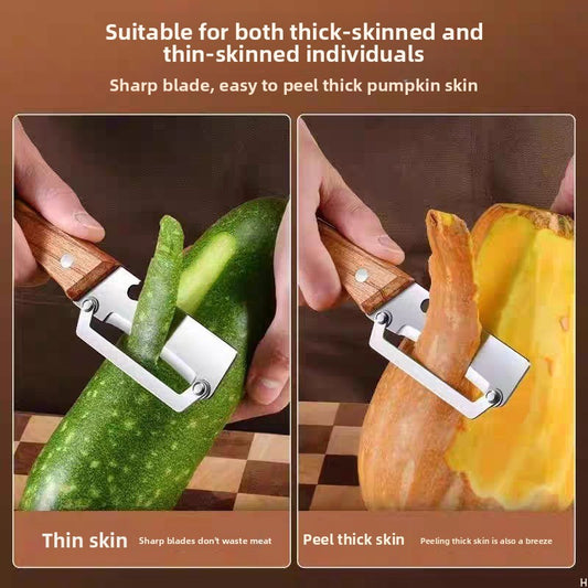 Stainless Steel Fruit & Vegetable Peeler — Sharp 3CR13 Blade