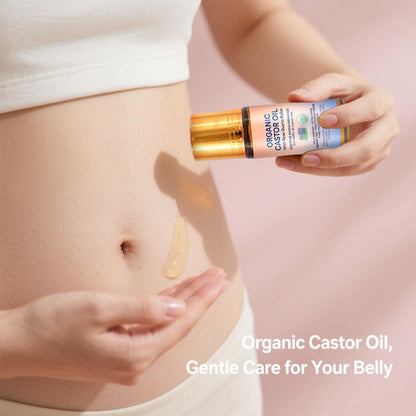 Organic Castor Oil Roller — 50ml Moisturizing Body Care Oil