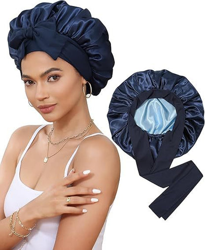 Women's Double Layer Stretch Nightcap