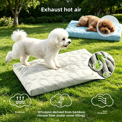 Dog Cooling Mat Pet Bed Summer Gel Pad