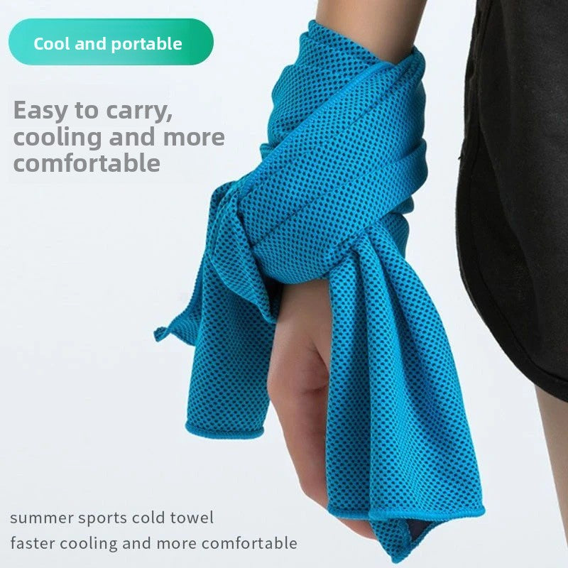 Extended Length Cooling Towel for Sports and Fitness