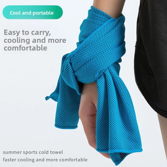 Extended Length Cooling Towel for Sports and Fitness
