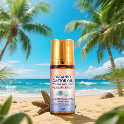Organic Castor Oil Roller — 50ml Moisturizing Body Care Oil