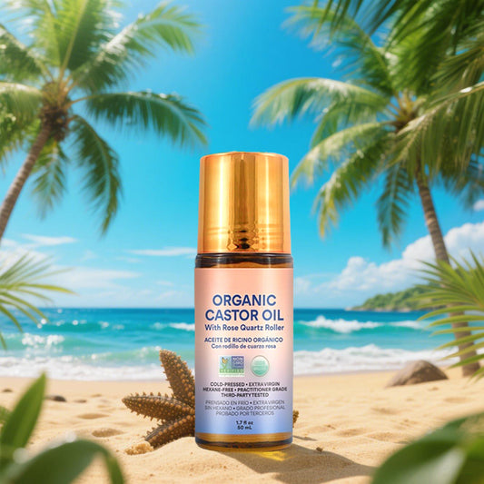 Organic Castor Oil Roller — 50ml Moisturizing Body Care Oil