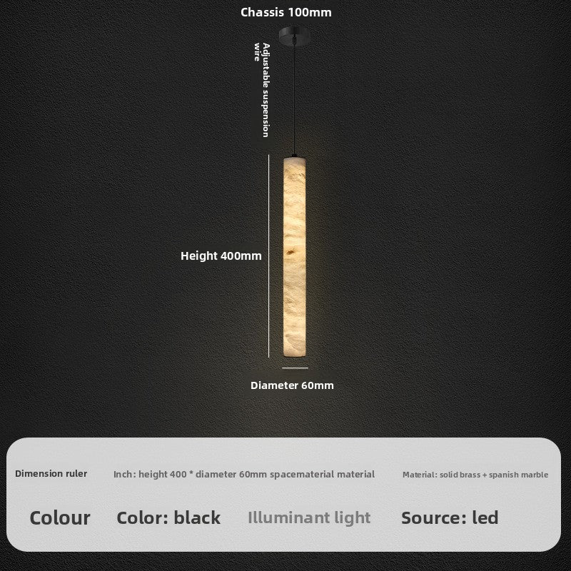 Marble & Copper Nordic Chandelier – Luxury Ceiling Light, 4 Sizes