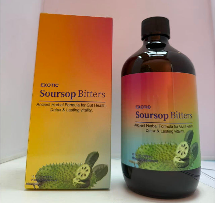 Natural Bitter Drops Supplement — Black Seed Oil & Soursop