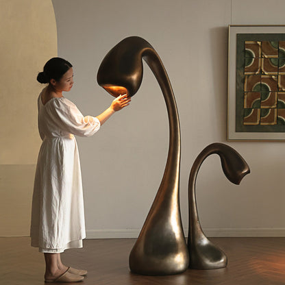 French Bud Sculpture Floor Lamp – Luxury Ambient Lighting
