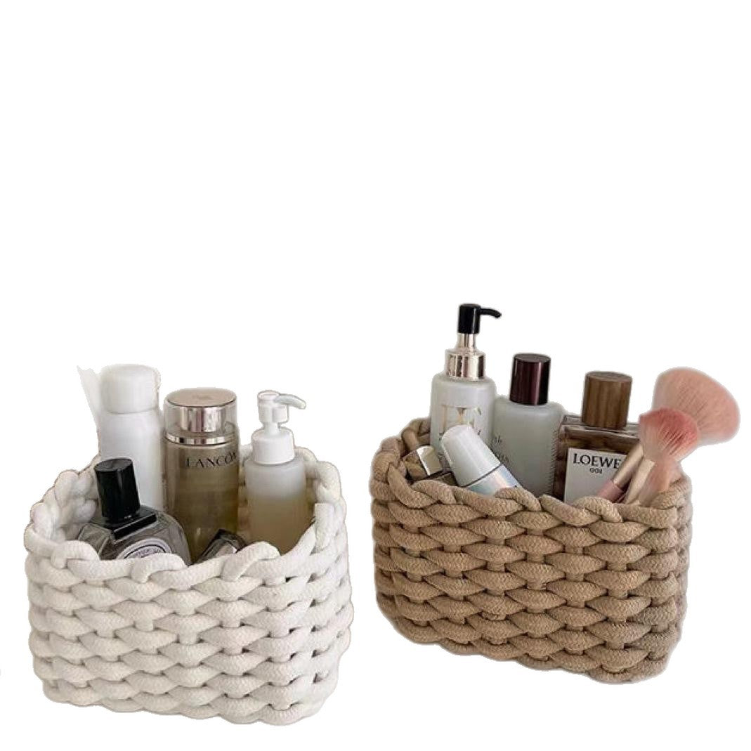 Handmade Cotton Rope Storage Basket
