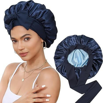 Women's Double Layer Stretch Nightcap