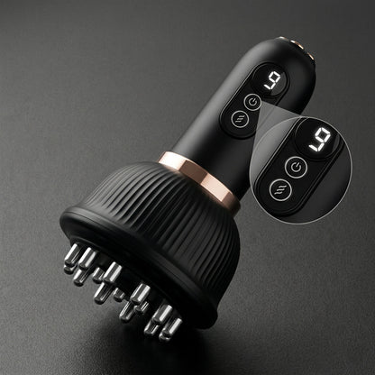 Electric Meridian Massager with Heating — Vibration & Scraping Therapy