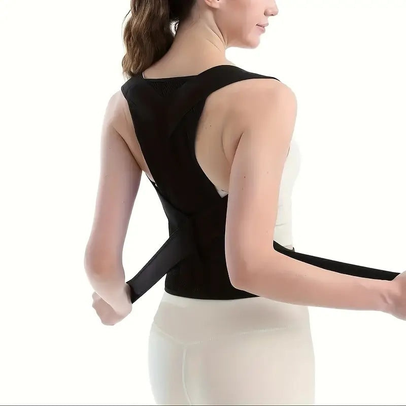 Adjustable Posture Corrector Belt — Back & Shoulder Support for Adults