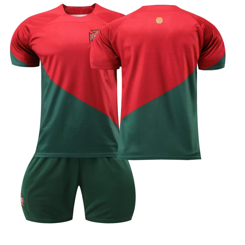 Portugal Football Jersey Sports Uniform