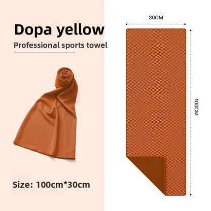Extended Length Cooling Towel for Sports and Fitness