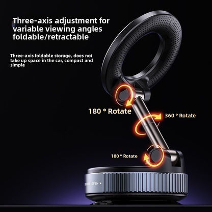 Car Phone Holder — Magnetic Vacuum Suction Mount, Universal Fit