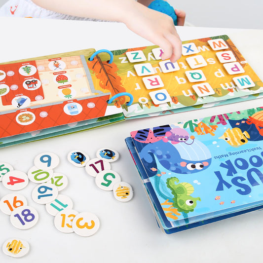 Children's Educational Reusable Sticker Book – 10 Theme Options