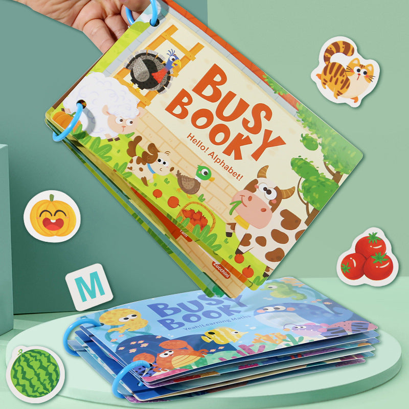Children's Educational Reusable Sticker Book – 10 Theme Options