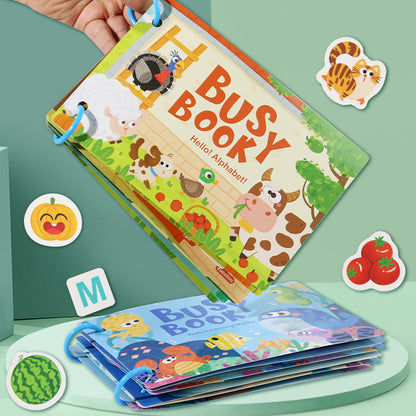Children's Educational Reusable Sticker Book – 10 Theme Options