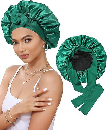 Women's Double Layer Stretch Nightcap