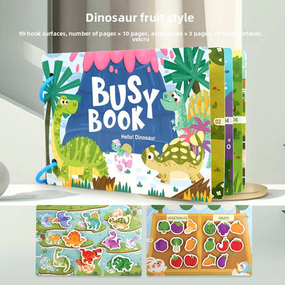 Children's Educational Reusable Sticker Book – 10 Theme Options