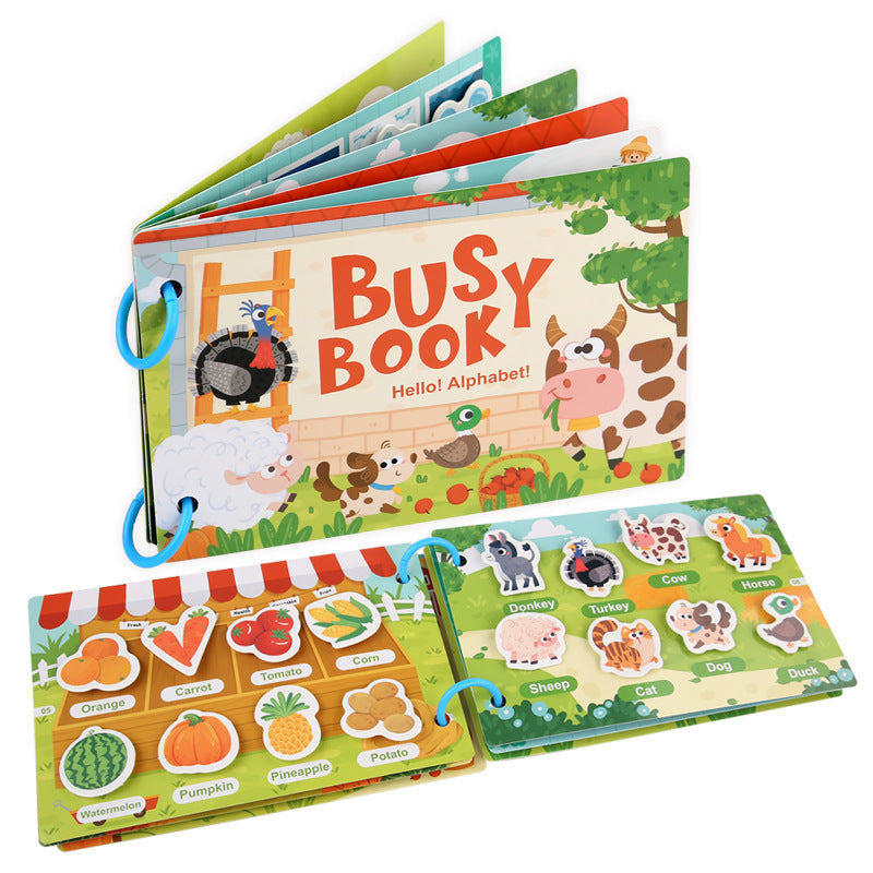 Children's Educational Reusable Sticker Book – 10 Theme Options