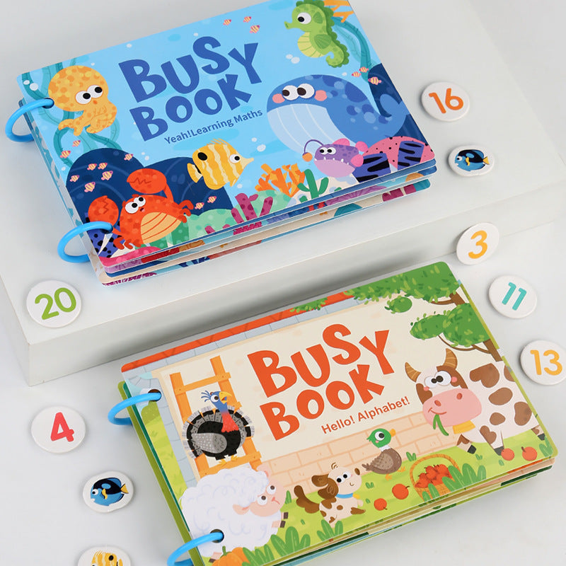 Children's Educational Reusable Sticker Book – 10 Theme Options