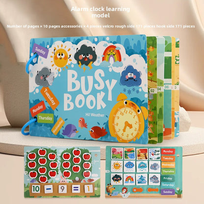 Children's Educational Reusable Sticker Book – 10 Theme Options