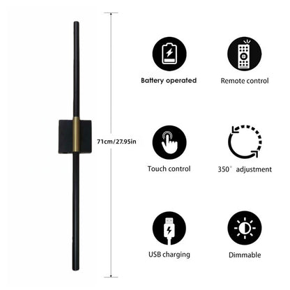 Magnetic Rechargeable LED Wall Lamp