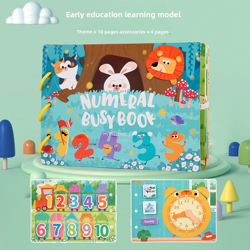 Children's Educational Reusable Sticker Book – 10 Theme Options