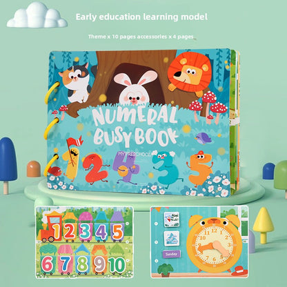 Children's Educational Reusable Sticker Book – 10 Theme Options