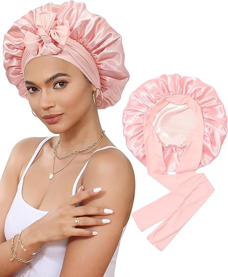 Women's Double Layer Stretch Nightcap