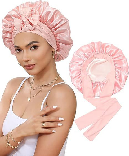 Women's Double Layer Stretch Nightcap
