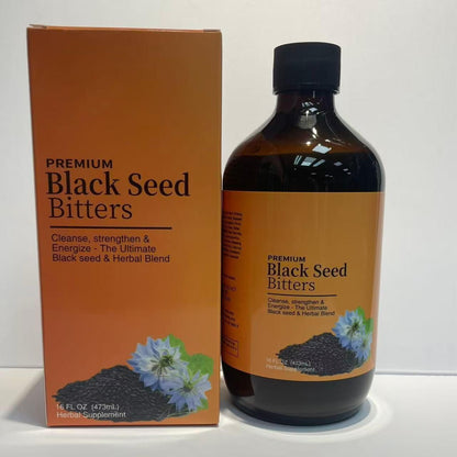 Natural Bitter Drops Supplement — Black Seed Oil & Soursop